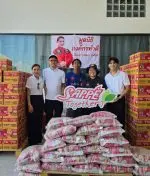 SAPPE Supports Flood Relief Efforts in Prachin Buri Donates 4,800 Bottles of Beverages, 500 Bags of Rice and an Additional 1,000 Relief Kits