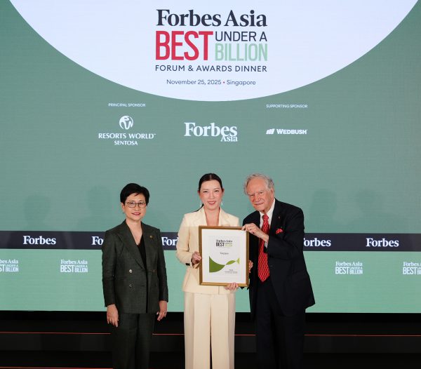 SAPPE ผงาดเวทีเอเชีย! คว้า “FORBES ASIA BEST UNDER A BILLION 2025” 4 ปีซ้อน ตอกย้ำแบรนด์ไทยคุณภาพระดับสากล